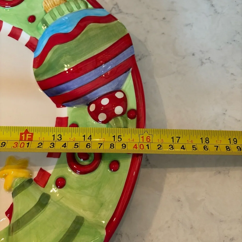 Becca Signature Collection Holiday Christmas 3D Platter 16 Whimsical Candy Party - Picture 5 of 5